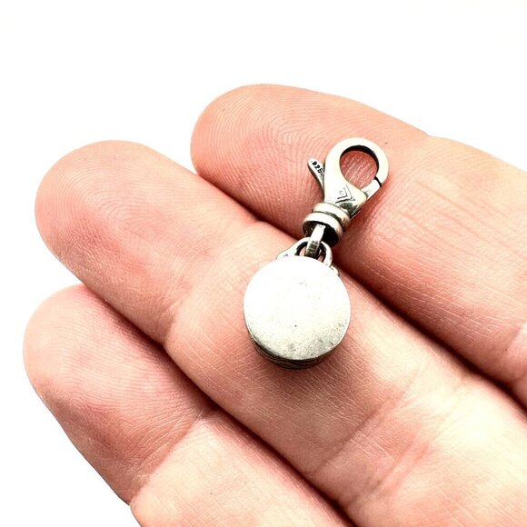 Silpada Womens Charm Sterling Silver March Birthstone Aquamarine Gift - Picture 2 of 2